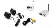 KIT COMPLET WIRELESS 2.4GHZ COMPUS DIN CAMERA INFRAROSU +RECEIVER 2.4GHZ CU 4CANALE.PRET PROMOTIONAL!