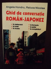 GHID DE CONVERSATIE ROMAN-JAPONEZ - ANGELA HONDRU, RALUCA NICOLAE - NOU foto