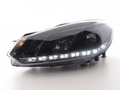 Set Faruri Design LED/Lumini de Zi 26 VW Golf 6 (type 1K) yr. 08- black foto