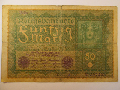 50 Mark 1919 Germania , marci foto