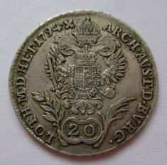 20 kreuzer 1794 B Austria ARGINT DETALII DE EXCEPTIE --- PRET REDUS foto