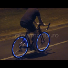 Kit luminos nocturn pentru tuning roti bicicleta foto