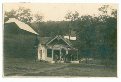 235 - Salina COSTIUI, Maramures - old postcard, real PHOTO - used - 1933 foto