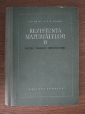 A. A. Beles, R. P. Voinea - Rezistenta materialelor (volumul 2) pentru ingineri constructori foto