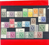 ST-129=GERMANIA-1945-Zona Americana si Britanica,Serie de 20 timbre MNH