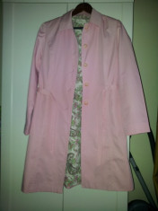 Sic si elegant -Trench coat (balonzaid) Marks&amp;amp;amp;Spencer, marime 12, cu esarfa foto