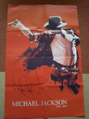 Poster Michael Jackson 1958 2009 afis colectie hobby foto