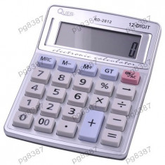 Calculator electronic de birou, 12 digiti, Quer RD-2812-400445 foto