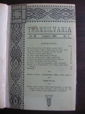 TRANSILVANIA - COLECTIE APROAPE INTEGRALA PE ANUL 1927 foto