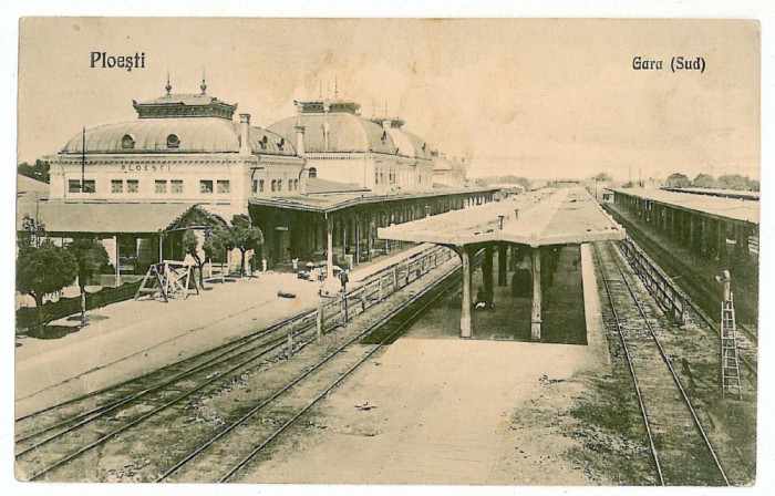 1030 - PLOIESTI, Prahova, Railway Station - old postcard - unused