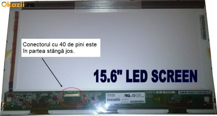 Display laptop Asus X54L 15,6 inch HD LED 1366x768 LP156WH4(TL)(Q2) ORIGINAL ca NOU