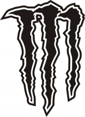 Sticker Monster M Energy | Sticker Laptop, Auto, Vitrine, Autocolant foto