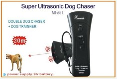 Dispozitiv Double Ultrasunete pentru alungare caini, Double Ultrasunete Dog, LED light and Laser 4 in 1 foto