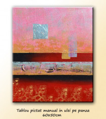 Abstract 20 - tablou in relief 60x50cm, LIVRARE GRATUITA 24-48h foto