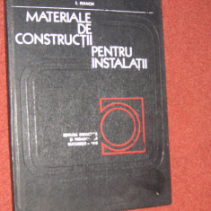 Igor Ivanov - Materiale de constructii pentru instalatii