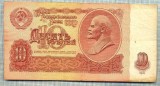 244 BANCNOTA - RUSIA (URSS)- 10 RUBLES - anul 1961 -SERIA 5403829 -LENIN -starea care se vede