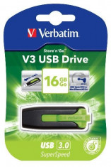 USB FLASH DRIVE VERBATIM 16GB USB 3.0 VERDE foto