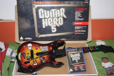 Guitar Hero 5 Kit+ CD cadou foto