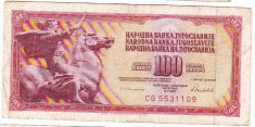 Serbia Yugoslavia-Iugoslavia 100 Dinari 1986 foto
