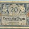 359 BANCNOTA - GERMANIA - 20 MARK - anul 1915 -SERIA 6526382 -starea care se vede