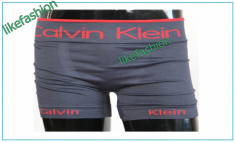 Boxeri Calvin Klein gri - Modele Noi - POZE REALE - CALITATE GARANTATA - 2501 foto