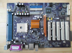 Placa de baza ECS 755-A2 DDR1 AGP socket 754 - cu PROBLEME foto