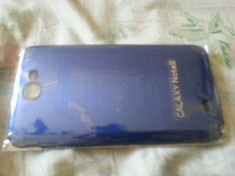Carcasa carcase Capac baterie Metalic Samsung Galaxy Note 2 N7100 N7105 Albastru foto