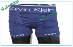 Boxeri Calvin Klein bleumarin - Modele Noi - POZE REALE - CALITATE GARANTATA - 2502 foto