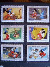 Disney desene animate Mickey Mouse - timbre nestampilate MNH - Mongolia foto