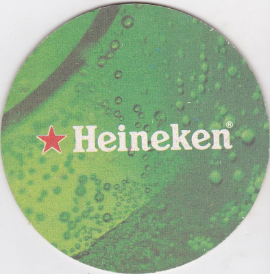 Suport de pahar / Biscuite HEINEKEN foto