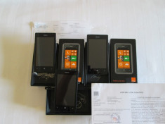 Oferta Nokia - Transport Gratuit - TELEFON Smartphone NOKIA 520 LUMIA Orange NEGRU SI ROSU (WINDOWS 8) Cel mai mic pret Produs Nou foto