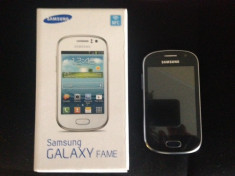 SAMSUNG GALAXY FAME BLUE stare impecabila , nefolosit ,necodat, pachet complet foto