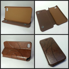 Husa Flip Cover Maro iPhone 4 / 4s foto