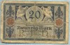 361 BANCNOTA - GERMANIA - 20 MARK - anul 1915 -SERIA 90447544 -starea care se vede