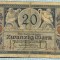 361 BANCNOTA - GERMANIA - 20 MARK - anul 1915 -SERIA 90447544 -starea care se vede