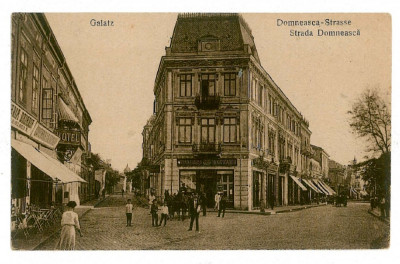 1699 - GALATI, strada Domneasca - old postcard - used foto