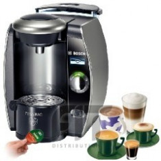 Espressor Bosch Tassimo automat TAS 6515EE, 1300 W, 1.8 l, 3.3 bar, LCD, T-discuri, Twilight Titanium/antracit foto