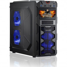 |RB| Carcasa Segotep SG-XT NF, SECC Steel ATX Mid Tower Case, fara sursa, interior vopsit in negru , NOUA!! foto