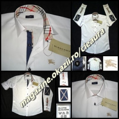 CAMASA BARBATEASCA ALBA FIRMA BURBERRY LONDON REGULAR FIT CAMBRATA COATE IMPRIMEU CLASIC SUPRADIMENSIONAT MANECA LUNGA CAMASI BARBATI COLECTIE NOUA foto