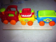 TREN FISHER PRICE CU CUBURI 6 BUC foto