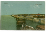 1868 - GALATI, harbor, Cheiul DUNARII - old postcard - used - 1923, Circulata, Printata