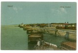1868 - GALATI, harbor, Cheiul DUNARII - old postcard - used - 1923