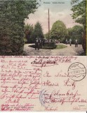 Pucioasa (Dambovita) - Vederea parcului-cenzura WWI, WK1
