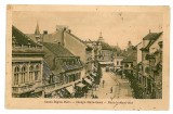 4 - SIBIU, street Queen Mary, tramway - old postcard - used - 1929