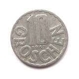 G3. AUSTRIA 10 GROSCHEN 1957, 1.10 g., Aluminum, 20 mm **, Europa