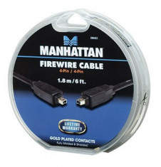 Cablu FireWire 4 pini male - 4 pini male Manhattan 390422 foto