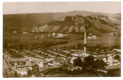 1240 - MEDIAS, Sibiu, Panorama - old postcard - used - 1929 foto