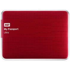 Hard Disk Extern Western Digital HDD External WD My Passport Ultra (2.5? 2TB USB 3.0) Red foto