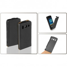 Husa Huawei G510 Ascend flip style slim neagra foto