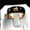 Inel Deosebit Apple Fabricat Manual Placat Aur 18K cu Livrare Gratuita